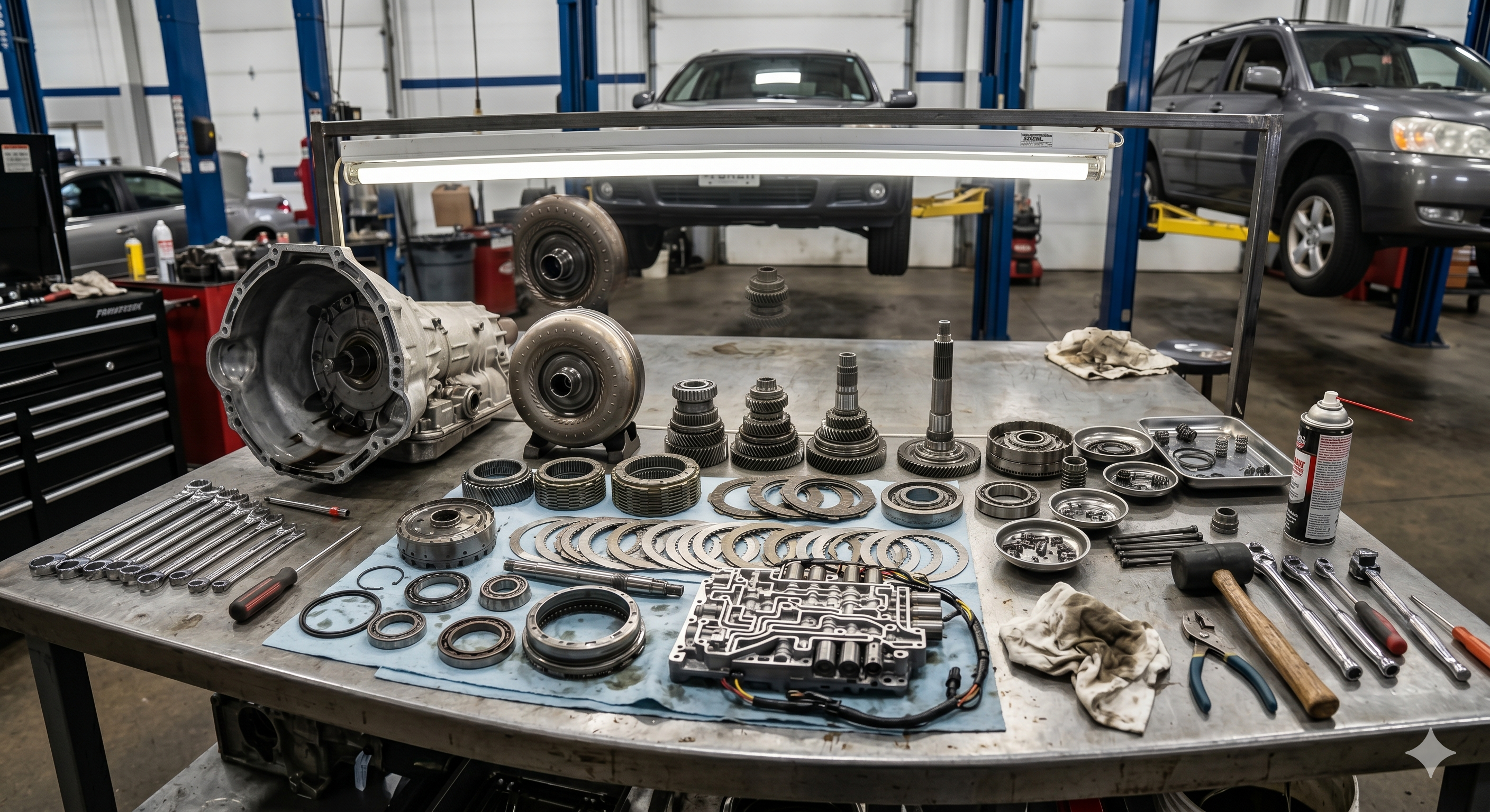 Transmission rebuild teardown
